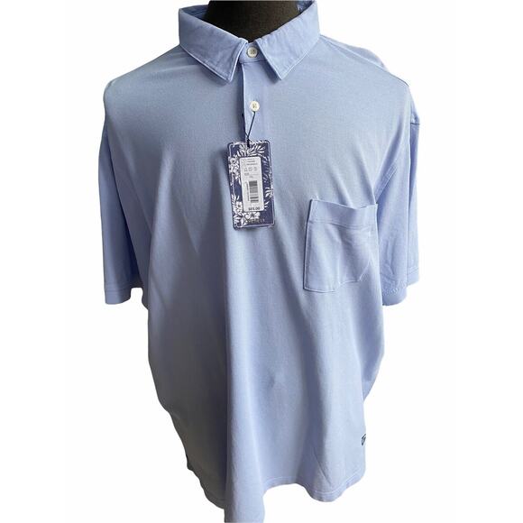 XXL Cremiux Collection Periwinkle Polo Shirt NEW MSRP $85 - Picture 1 of 6